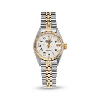 Rolex Pre-owned Rolex Datejust Automatic Chronometer White Dial Ladies Watch 79173 WRJ