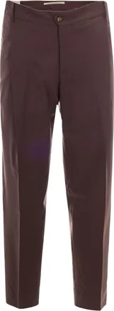 BRIGLIA 1949 Straight-Leg Trousers with Central Crease and Tailored Finish