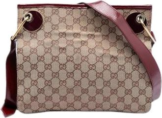 Gucci Borsa a tracolla Pre-owned in tela - - Pre-owned - Donna - Beige - ONE SIZE