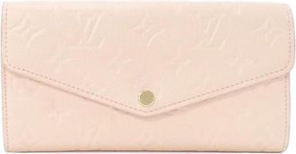 Louis Vuitton Leather Long Wallet (Bi-Fold) (Pre-Owned)