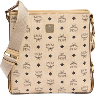 MCM Aren Messenger Bag in Beige at Nordstrom Rack