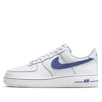 Nike Air Force 1 Low 07 LV8 White Deep Royal Blue HQ2037-100
