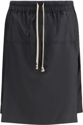 Moncler Black Polyester Bermuda Mens Shorts