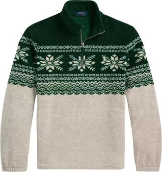 Ralph Lauren Heren, Truien, Grijs, Maat: 2XL Fleece