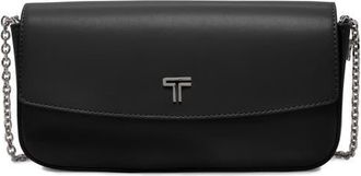 Tumi Belden Leather Wallet on a Chain in Black/Gunmetal at Nordstrom