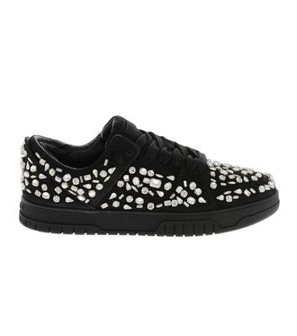 1989 STUDIO Black Low Leather Sneakers