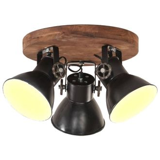 Berkfield Home Industrial Ceiling Lamp 25 W Black 42x27 cm E27