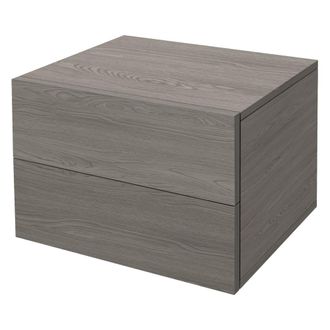 ML Design Mesita de noche de pared colgante gris ceniza