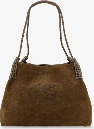 Etro Borsa shopping Libra S Arnica in suede - ETRO - gender_Woman