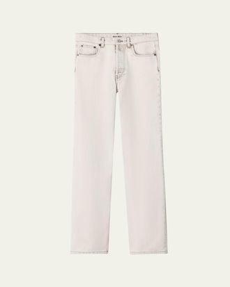 Miu Miu Mid-Rise Straight-Leg Denim Pants