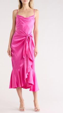 Cinq &agrave; Sept Vivienda Silk Dress in Blushing Lilac at Nordstrom Rack, Size 12