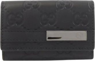 Gucci Pre-owned Accessories, female, Black, Size: ONE SIZE Pre-owned Keycase