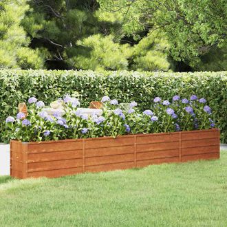 vidaXL Arriate Oxidado De Acero Corten 320x40x45 Cm Vidaxl