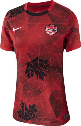 Nike Canada 2023 Stadium Home Nike Womens Dri-FIT Soccer Jersey in White | P35188495-CAN