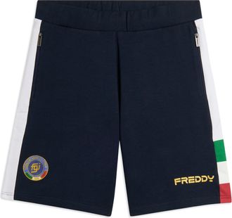 Freddy Pantaloni Corti Uomo Italia FGI in French Terry Bicolore