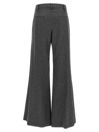 Brunello Cucinelli Wide Flare Trousers - Gray
