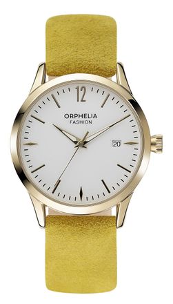 Orphelia Fashion Suede WoMens Yellow Watch OF711821 Leather - One Size
