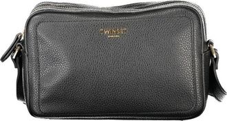 Twinset Zwarte Polyethyleen Cameratas Vrouwen - Dames - Schoudertassen - Zwart - ONE Size - Tassen