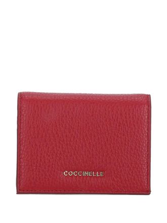 Coccinelle pebbled leather wallet - Red