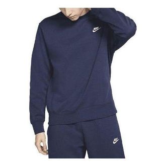 Nike Sportswear Club Fleece Crewneck Sweatshirt Midnight Navy White BV2662-410