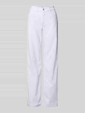 M.A.C Wide Leg Jeans mit Eingrifftaschen Modell Dream in Weiss, Gr&ouml;&szlig;e 32/32