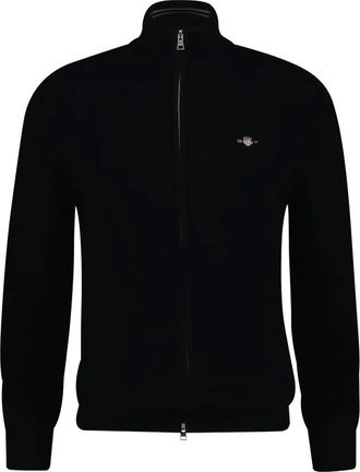 GANT Vest met rits - Zwart