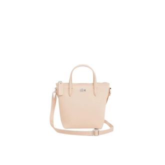 Lacoste Mini L.12.12 Concept Tote - Dames - Tassen - Roze - Maat: ONE Size Piqu&eacute;