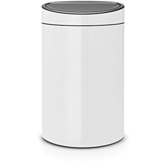 Brabantia Poubelle 40 L Blanche - Touch Bin - Brabantia