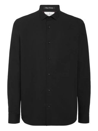 Philipp Plein bear-motif shirt - Black