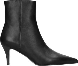 Lola Cruz Tronchetto - Dames - Laarzen met Hak - Zwart - 36 EU - Leer - Schoenen