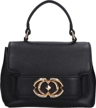 La Carrie Grace Hand Leren Tas - Dames - Handtassen - Zwart - ONE Size - Leer - Tassen