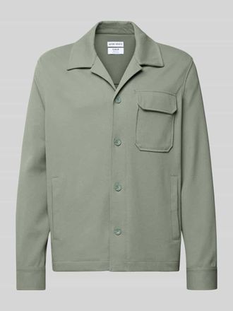 Antony Morato Hemdjacke mit Reverskragen in Schilf, Gr&ouml;&szlig;e 46