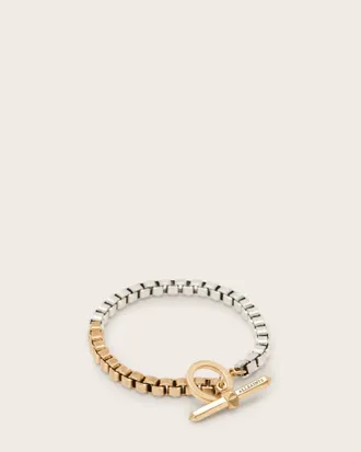 AllSaints Box Two Tone Bracelet