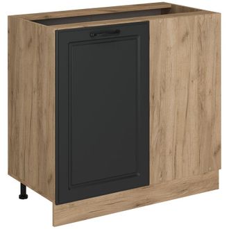 Vicco Armario De Esquina R-line, Antracita Casa De Campo, 86 Cm Sin Encimera