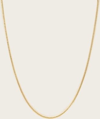 AllSaints Brass Isla Rope Necklace, Size: One Size