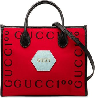 Gucci Borsa a tracolla Felt 100 Centennial 2016-2025 - Rosso