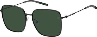 Tommy Hilfiger TJ 0071/F/S Asian Fit 003/QT Mens Sunglasses Black Size 60