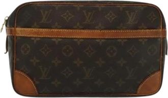 Louis Vuitton Pre-owned Canvas Clutch - unisex - Vintage Clutch - Bruin - ONE Size - Vintage