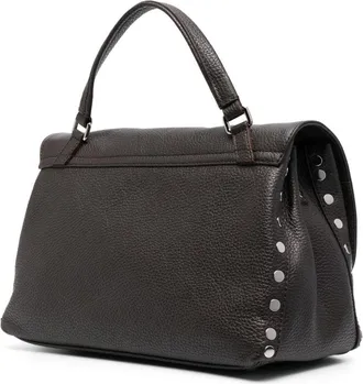 Zanellato Calfskin Leather Top Handle Bag - Brown