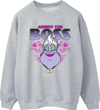 Disney Dames/Dames De Kleine Zeemeermin Ursula Mama Is De Baas Sweatshirt (Sportgrijs)