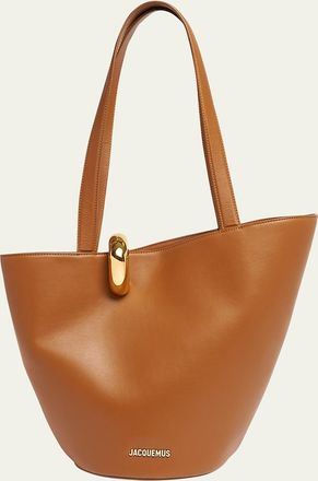Jacquemus Le Bambola Moyen Leather Tote Bag