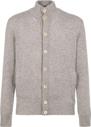 Slowear Cardigan in maglia a coste - Toni neutri