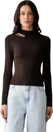 Marciano Kaeda Mock Neck Sweater - Dames - Coltruien - Bruin - S - Truien & Vesten
