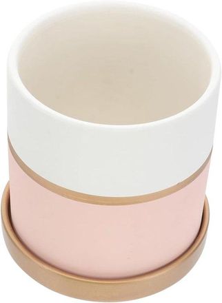 No Brand Maceta De Cer&aacute;mica Sencilla Para Suculentas - Maceta De Dise&ntilde;o N&oacute;rdico Creativo Para El Hogar, Ideal Para Bons&aacute;is Y Flores