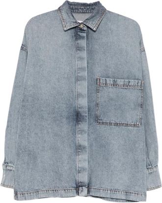 Darkpark Denim Overhemd - Dames - Spijkeroverhemden - Blauw - XS - Denim - Overhemden