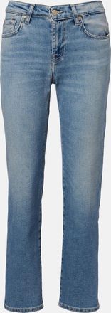 7 For All Mankind Jeans rectos Calie cropped