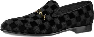 Louis Vuitton Auteuil Velvet Shoes Black 1A4OO3