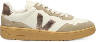 Veja V-90 Leather Pure Bronze Natural Sneakers