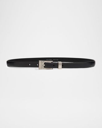 The Row Downtown Leather Skinny Belt