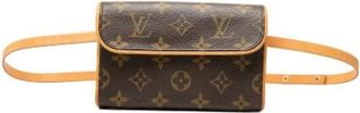 Louis Vuitton Pre-owned Pochette Florentine - Dames - Vintage Heuptassen - Bruin - ONE Size - Vintage